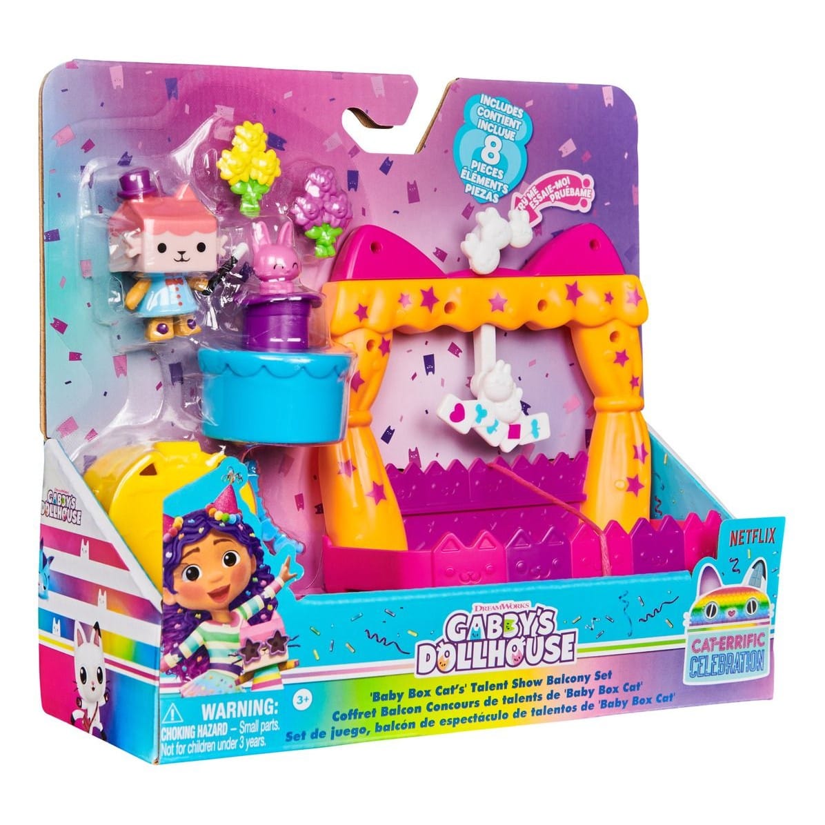 Gabby's Dollhouse Baby Box Cat's Talent Show 681147039438