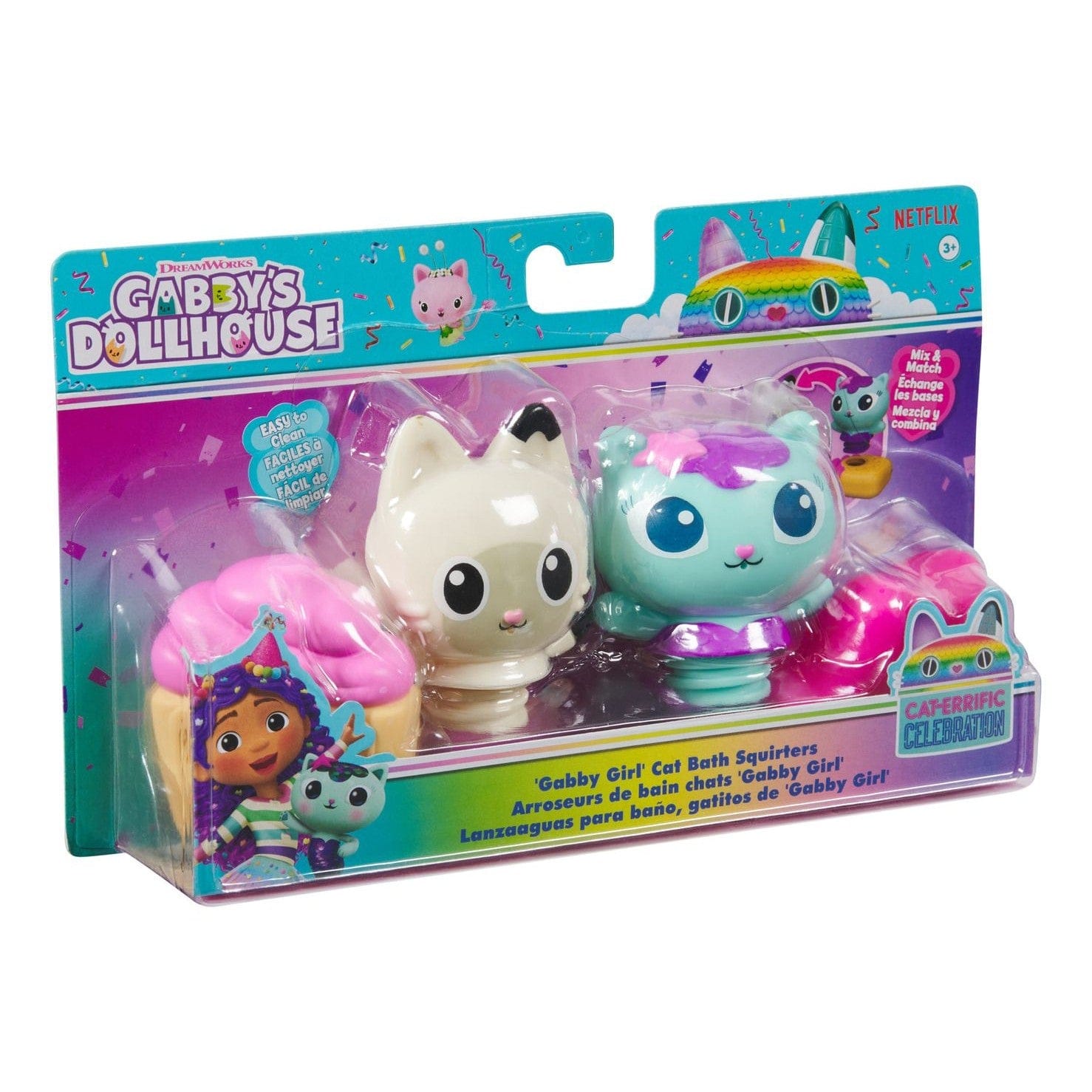 Gabby's Dollhouse Bath Figures 681147011687