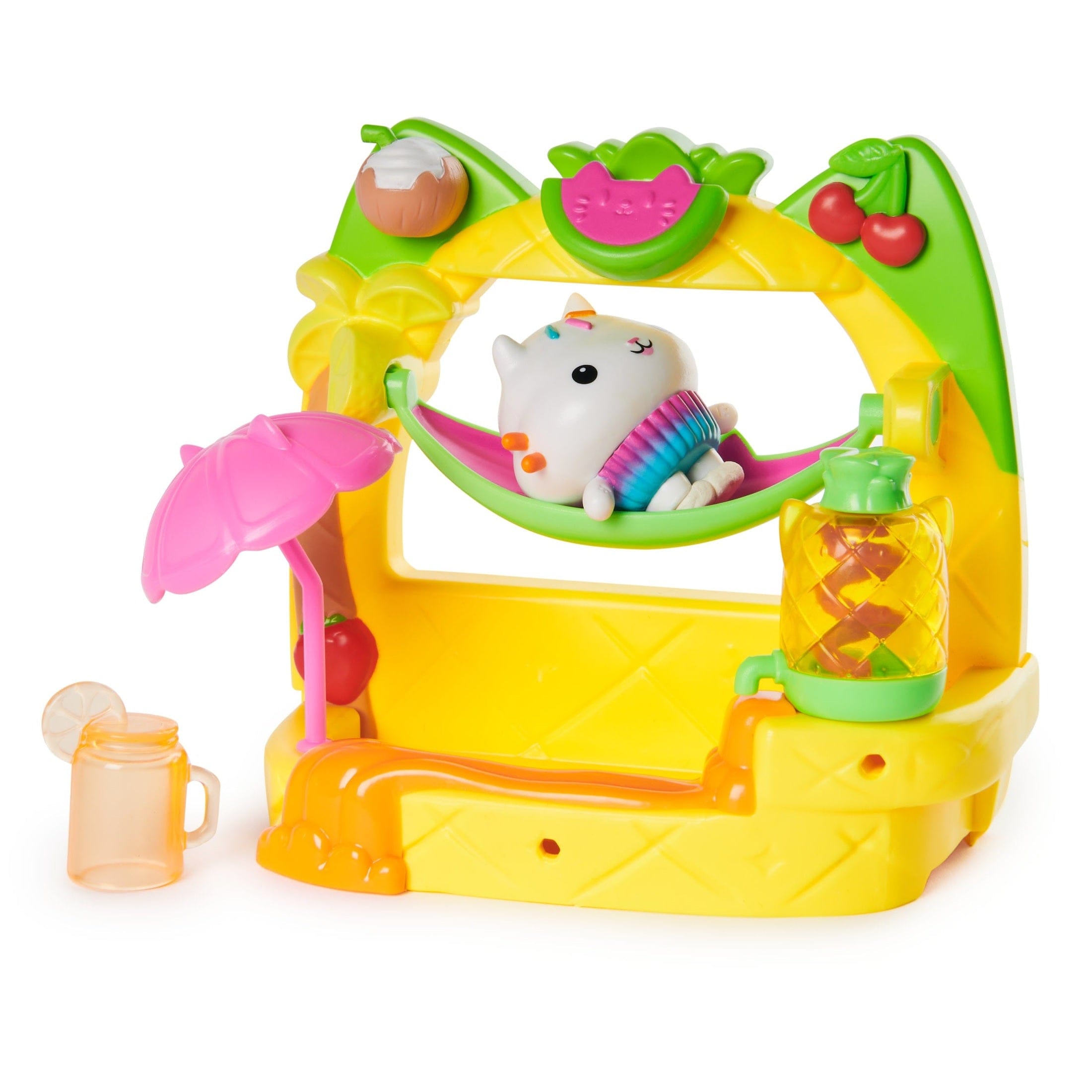 Gabby's Dollhouse Cakey Fruit Smoothie Party Playset 681147039452