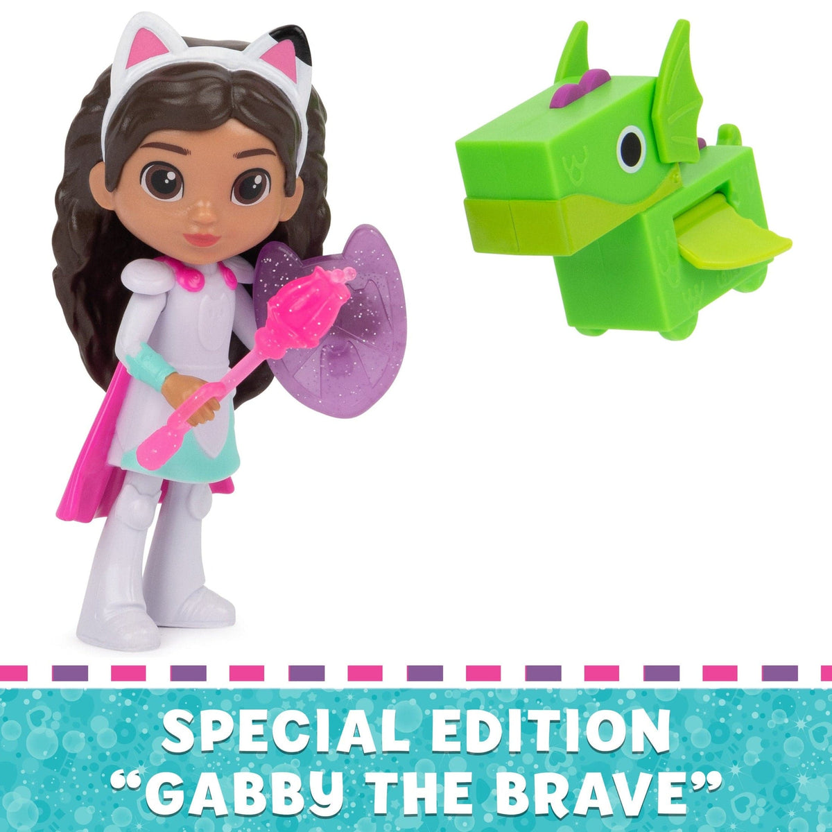 Gabby's Dollhouse Cat-tivity The Brave and Dragon Playset