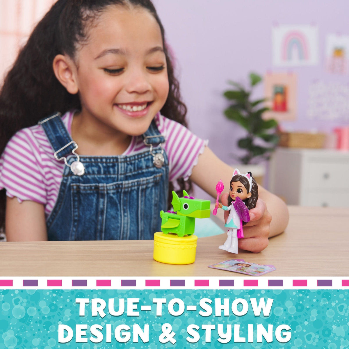 Gabby's Dollhouse Cat-tivity The Brave and Dragon Playset