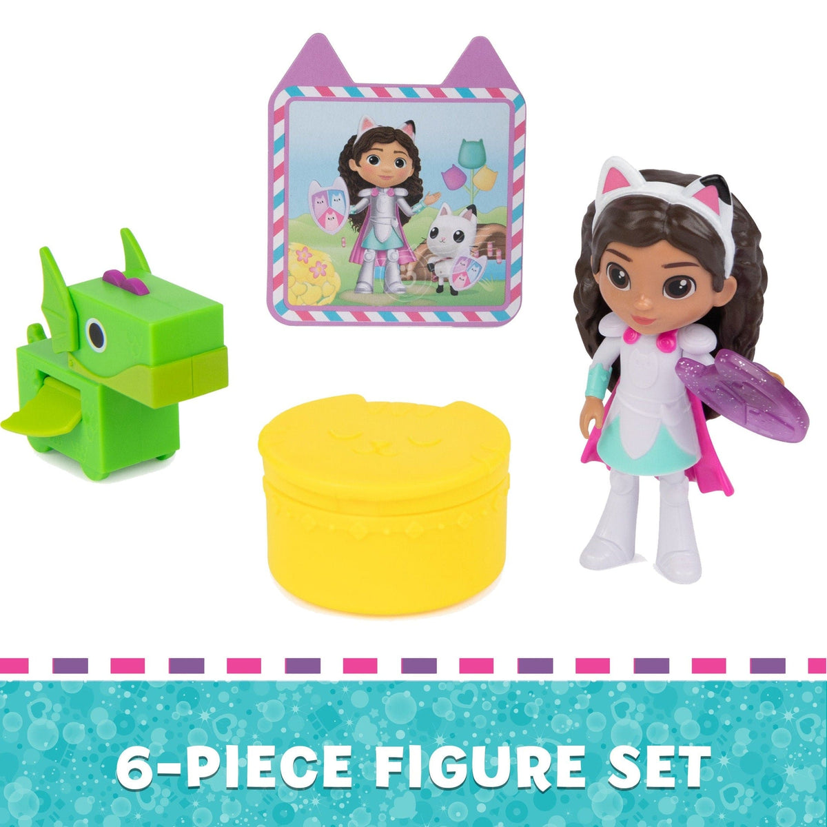 Gabby's Dollhouse Cat-tivity The Brave and Dragon Playset