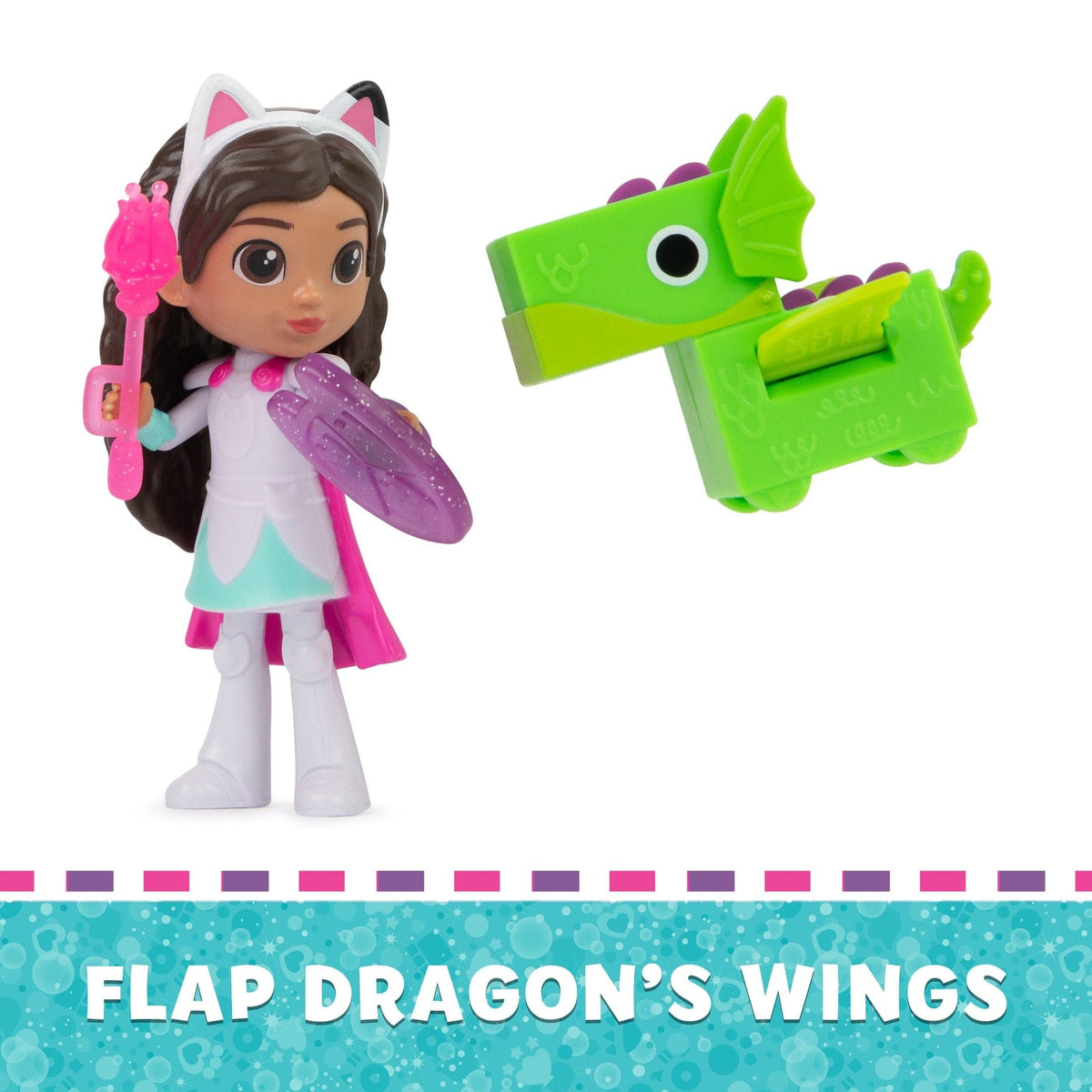 Gabby's Dollhouse Cat-tivity The Brave and Dragon Playset