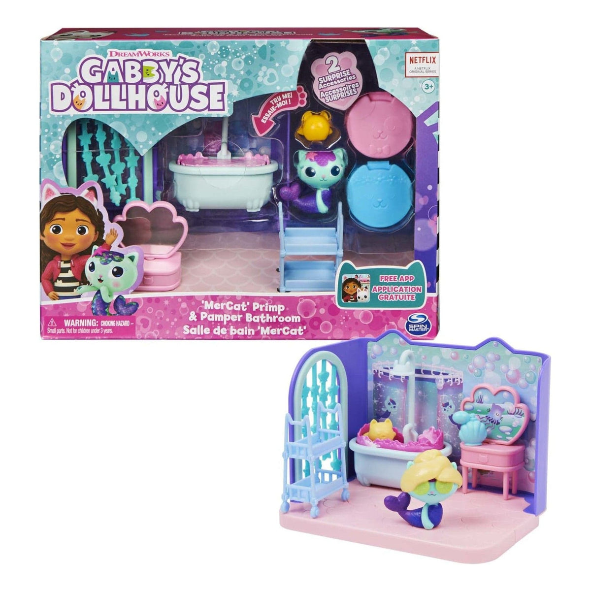 Gabby's Dollhouse Deluxe Room - Bathroom 778988374108