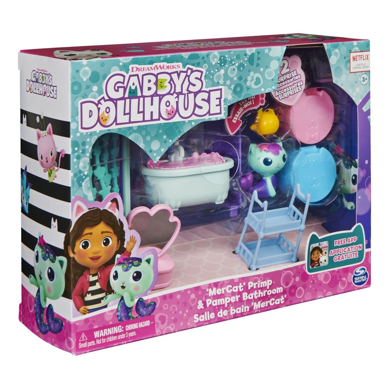 Gabby's Dollhouse Deluxe Room - Bathroom 778988374108