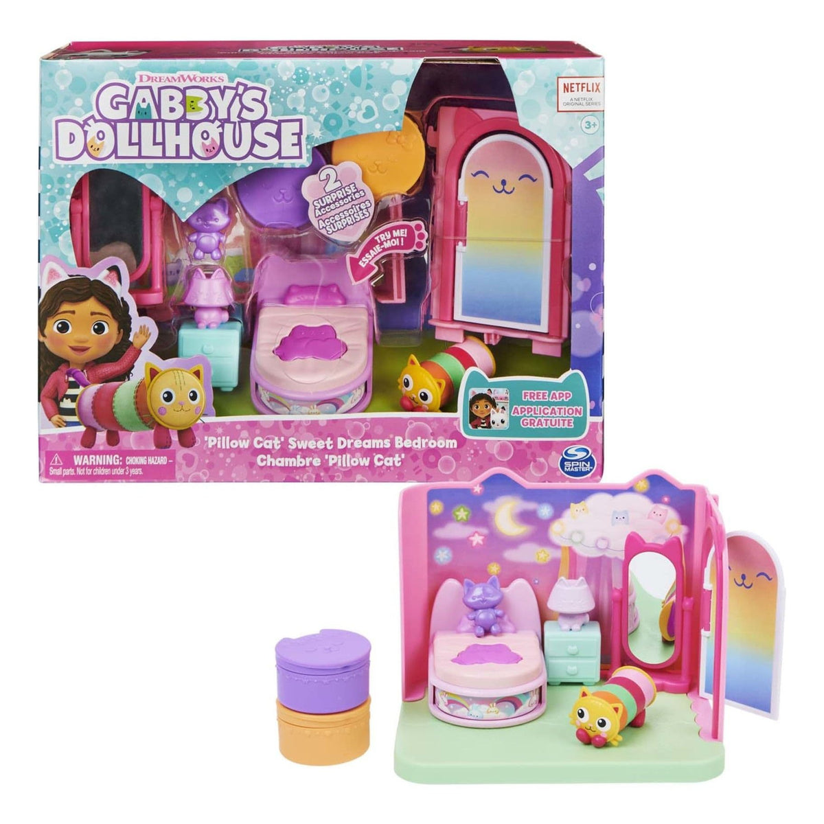 Gabby's Dollhouse Deluxe Room - Bedroom 778988374115