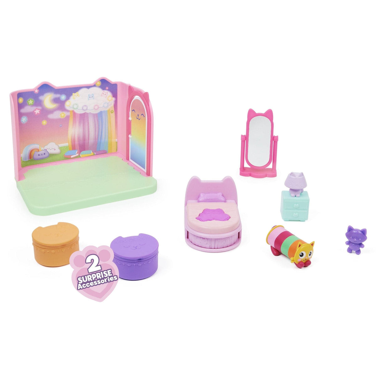 Gabby's Dollhouse Deluxe Room - Bedroom 778988374115