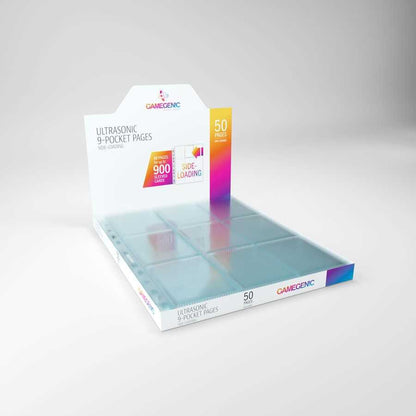 Gamegenic Ultrasonic 9-Pocket Pages Sideloading 50 pcs DISPLAY 4251715403495