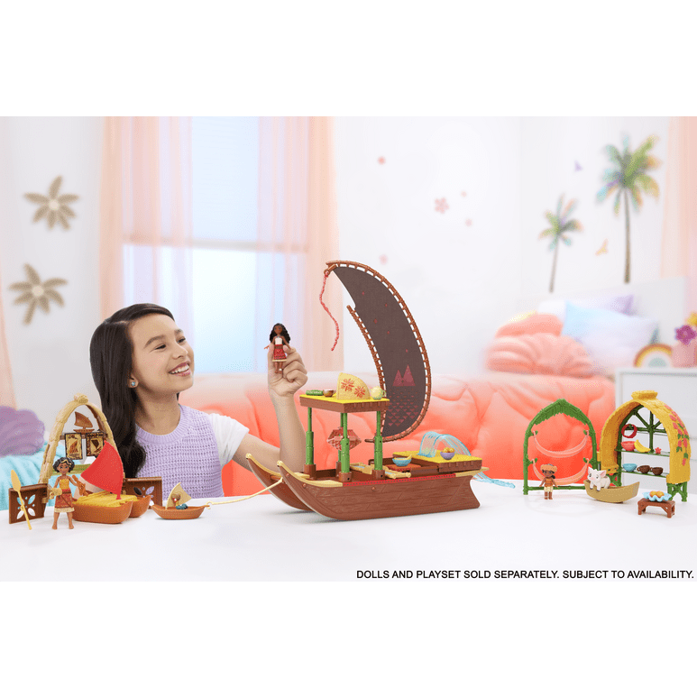 * Garland Moana's Canoe Crew Playset 194735265329