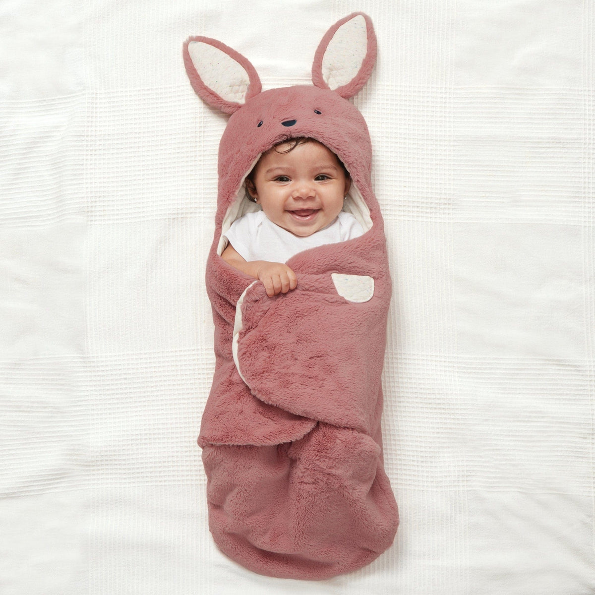GUND Baby Oh So Snuggly Blanket Wrap Bunny Plush Toy