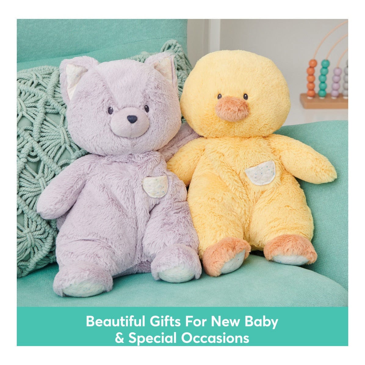 GUND Baby Oh So Snuggly Blanket Wrap Hippo Plush Toy