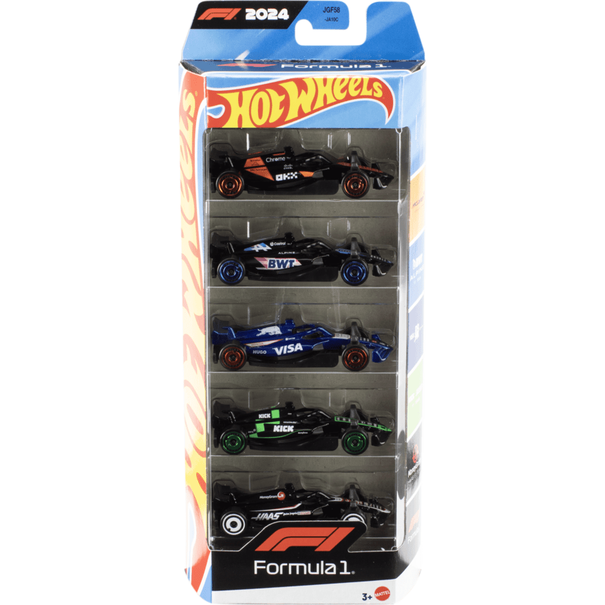 Hot Wheels Car 5 Pack Formula 1 194735312511
