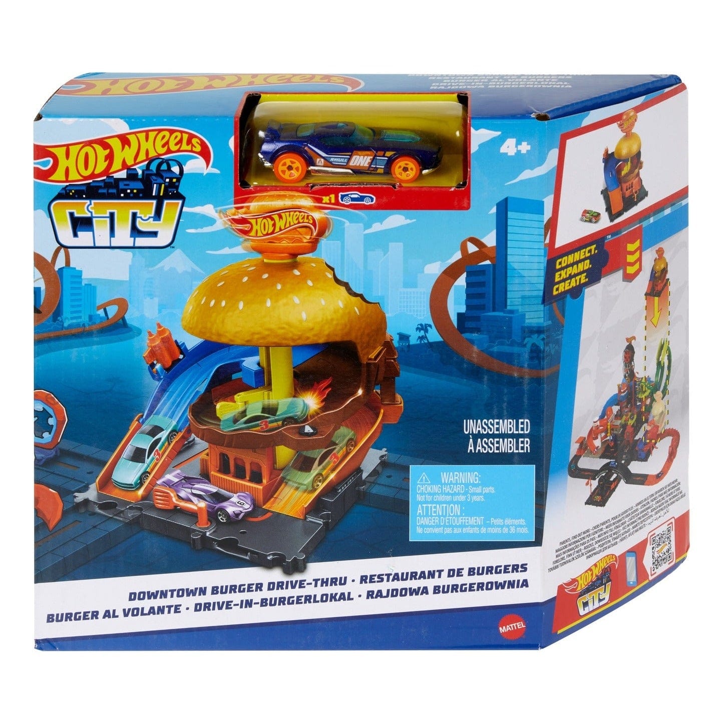 Hot Wheels City Downtown Track Set Assortment 0194735030101