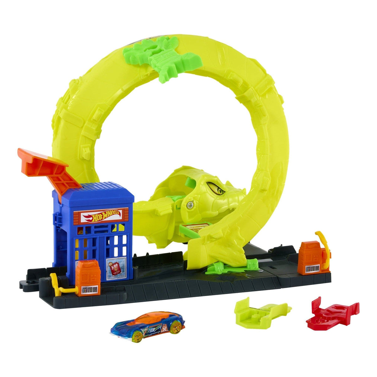 Hot Wheels City Snake Attack Gas Station