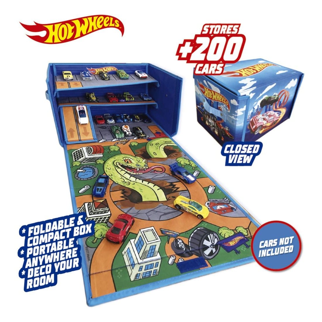 Hot Wheels Flex Cube playmat Garage storage 4893825032341