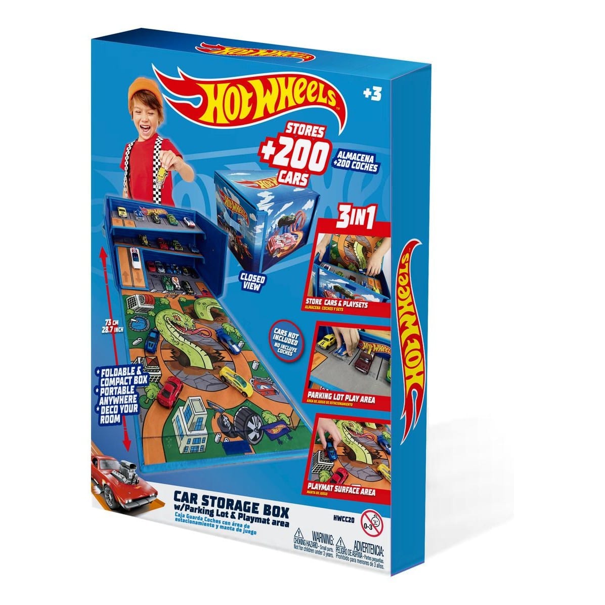 Hot Wheels Flex Cube playmat Garage storage 4893825032341