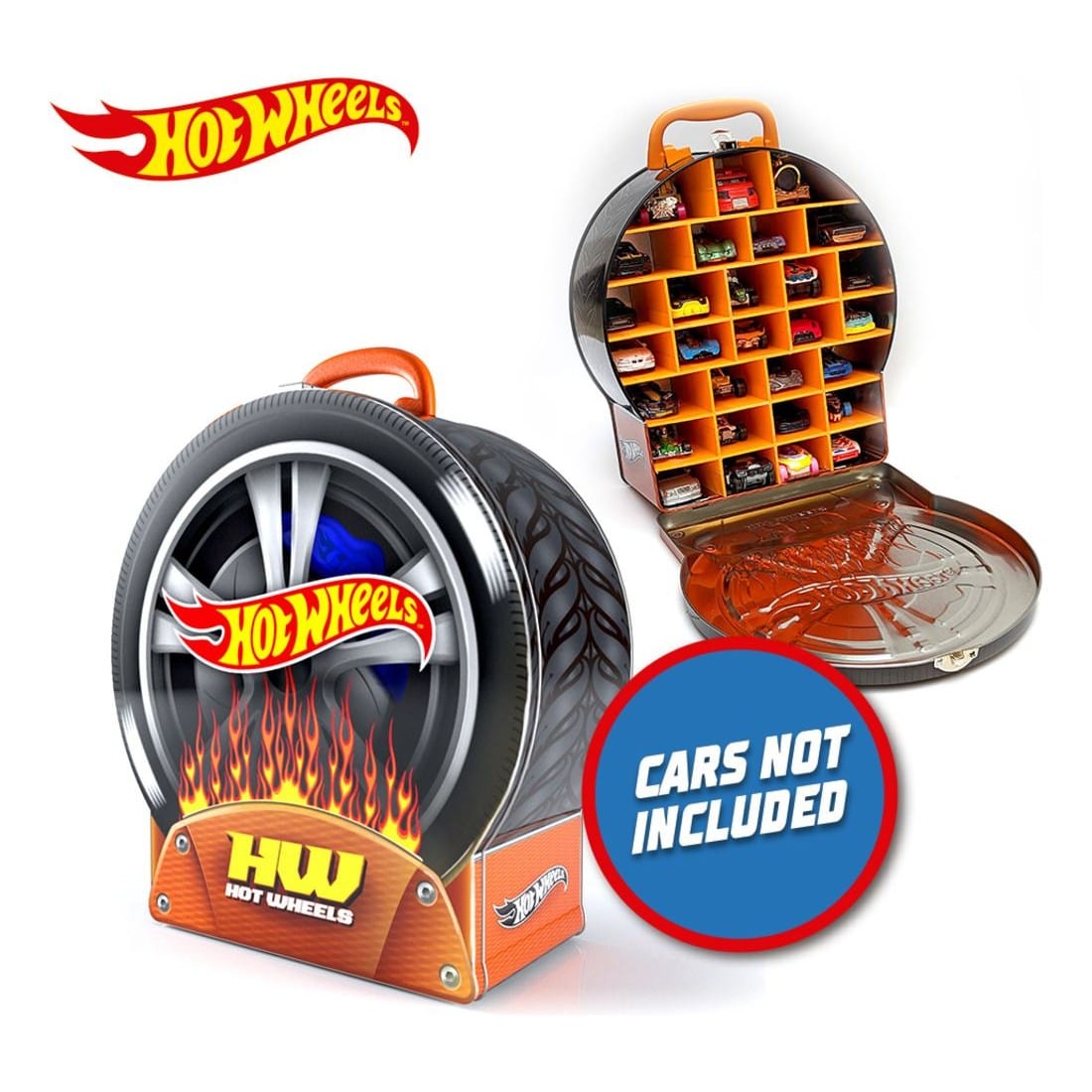 Hot Wheels Metallic Shaped Car Case With Handle 4893825032143