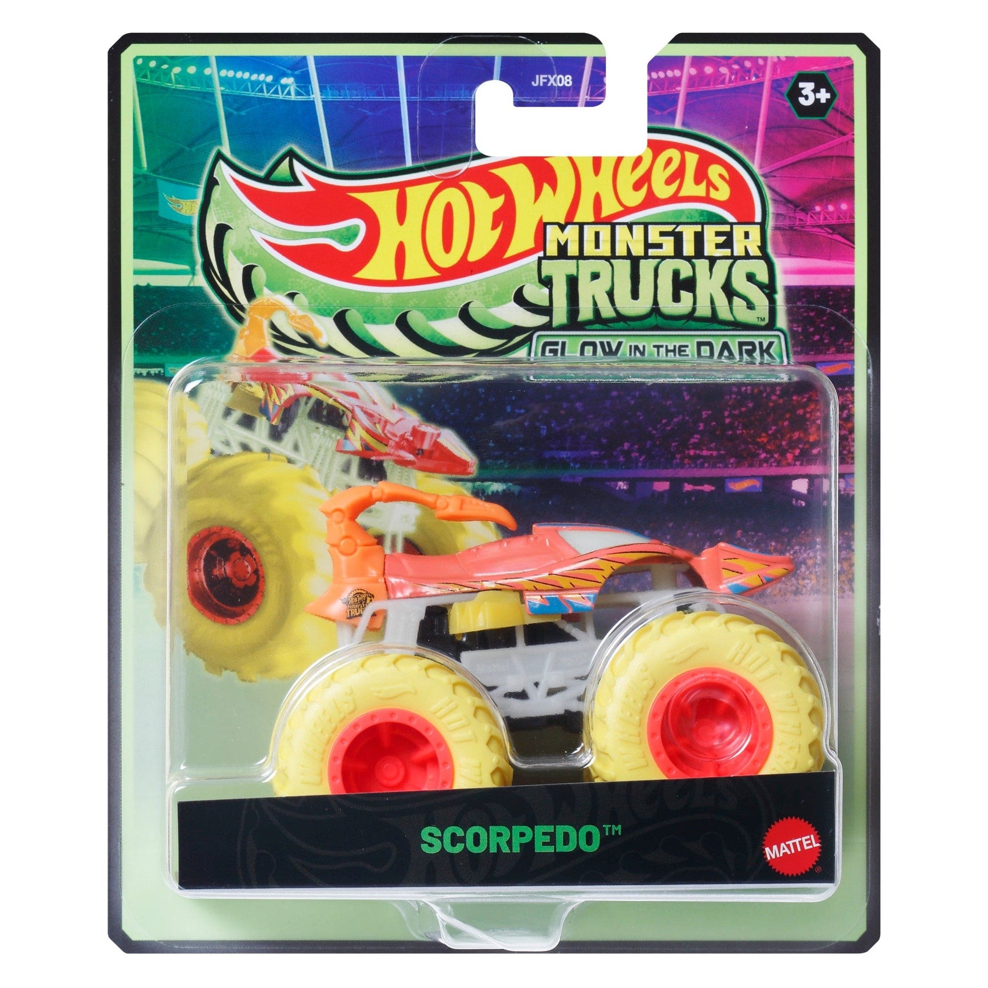 Hot Wheels Monster Trucks Glow in the Dark Assortment 1019473530770
