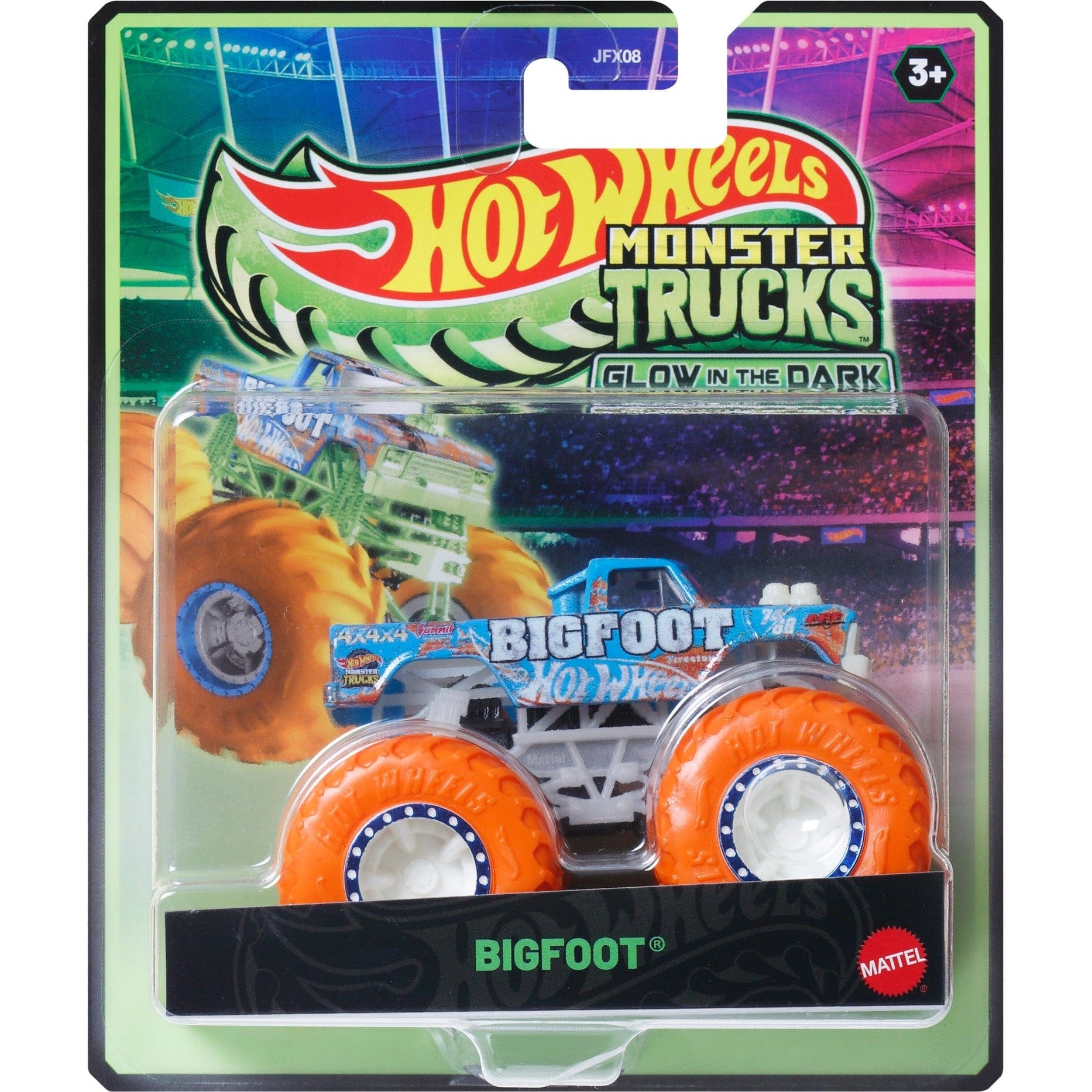 Hot Wheels Monster Trucks Glow in the Dark Assortment 1019473530770