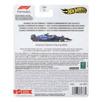 * Hot Wheels Premium F1: Williams Carlos Sainz
