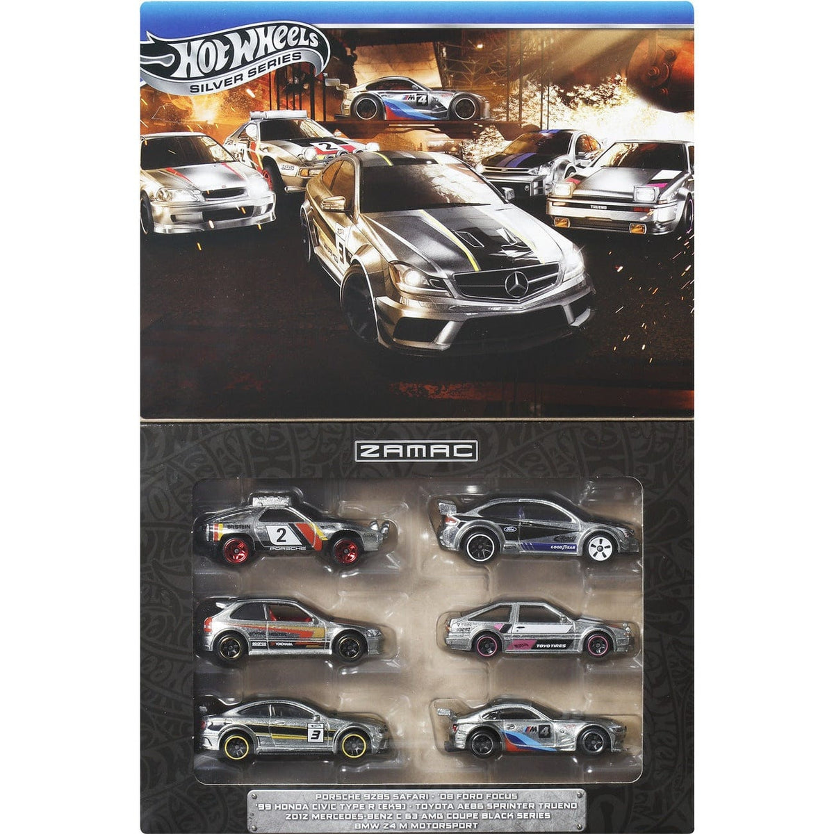 Hot Wheels Silver Series ZAMAC Multipack