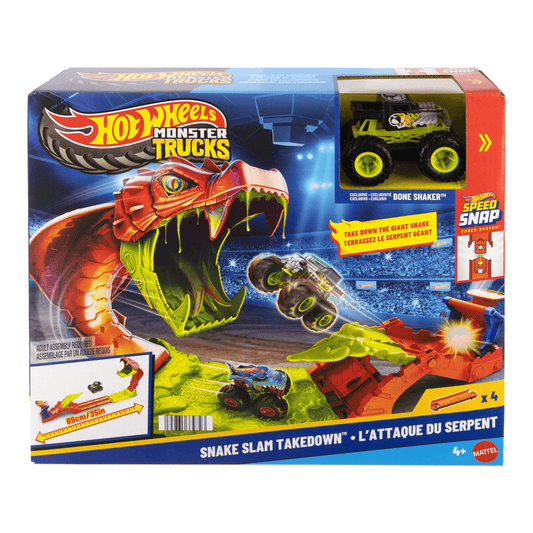 Hot Wheels Trucks Snake Slam Takedown Ultimate Edition Authentic Die-Cast Collectible Truck