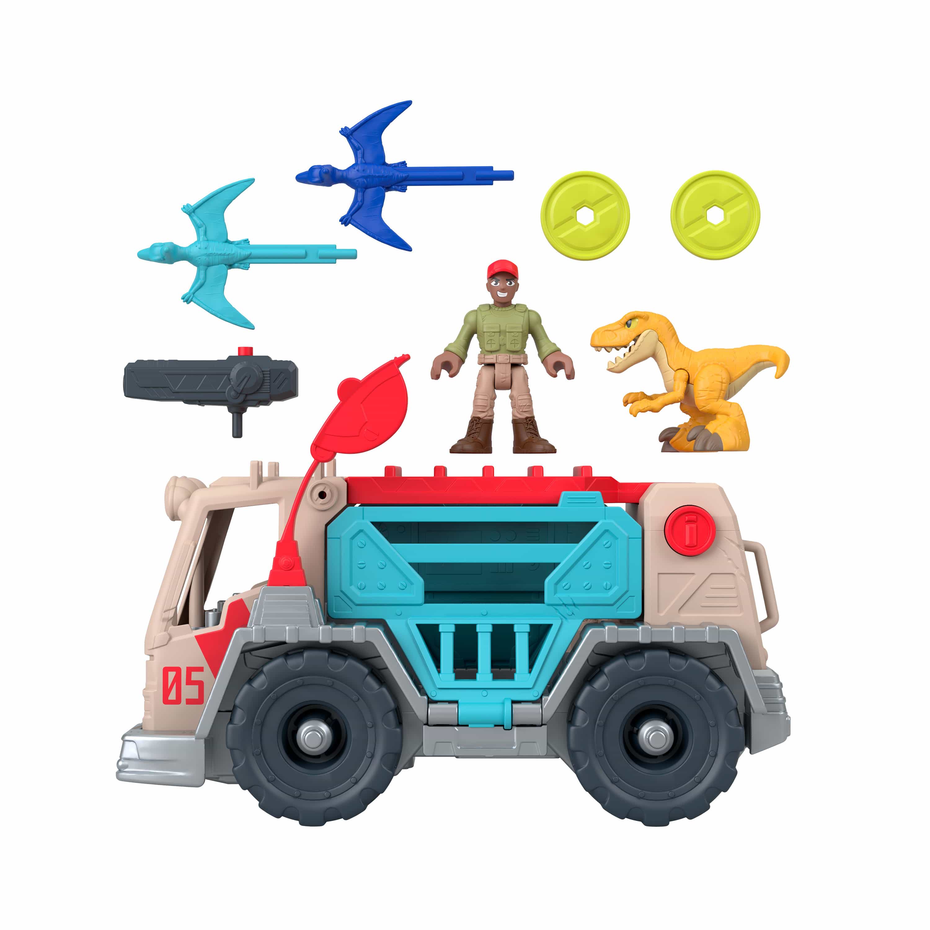 * Imaginext Jurassic World Raptor Rescue Tracker