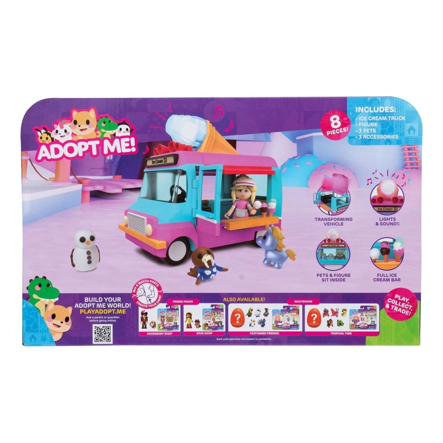 J! Adopt Me - Ice Cream Truck Feature Vehicle 191726742043