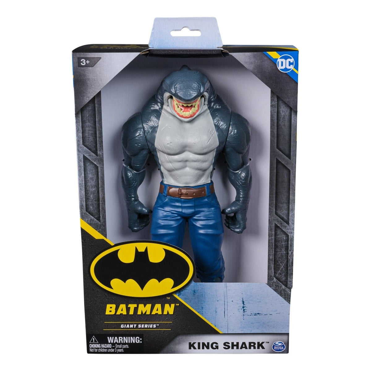 J! Batman 12in Giants King Shark S2 2pk 681147025851