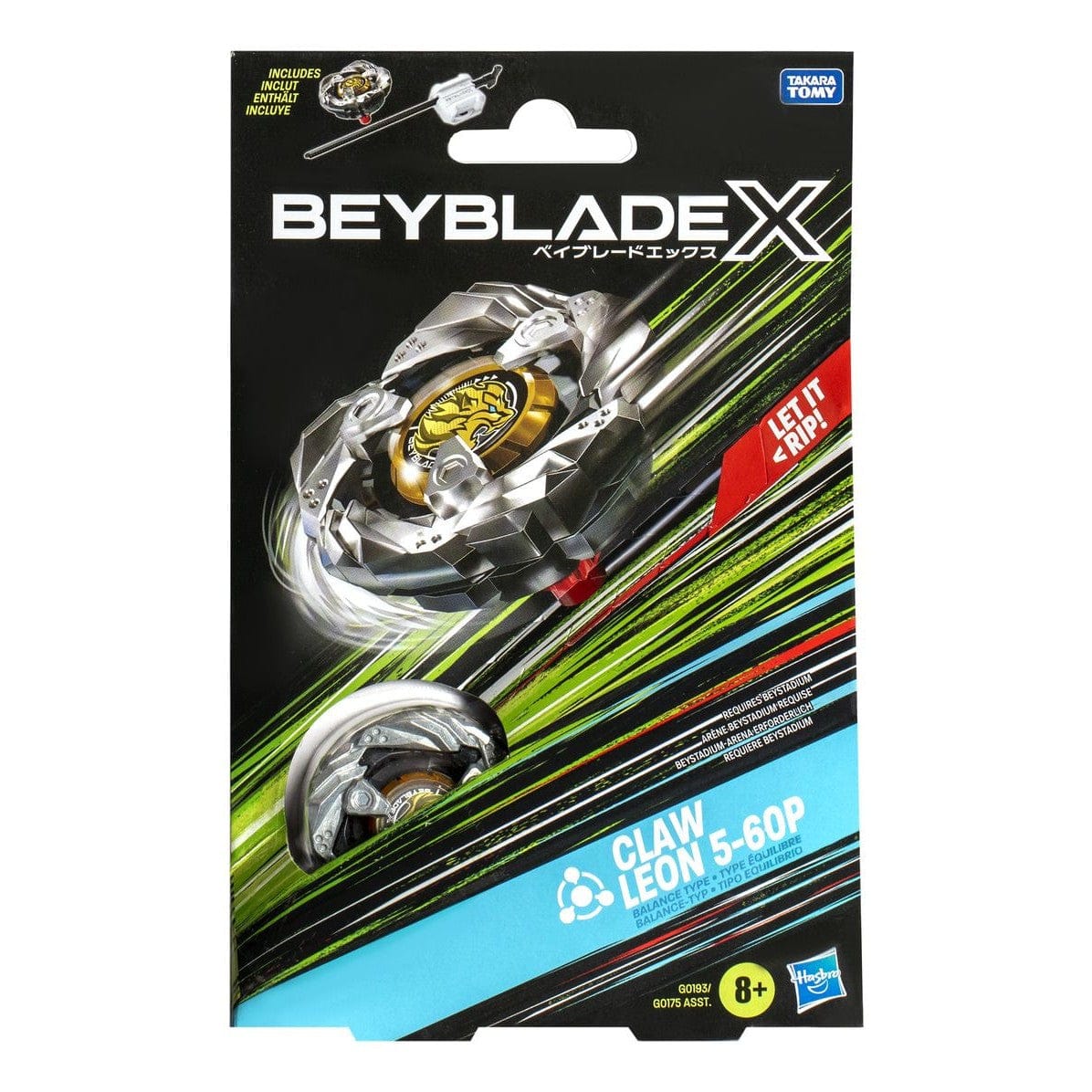 Beyblade X Claw Leon 5-60P Starter Pack | Lennie's Toys