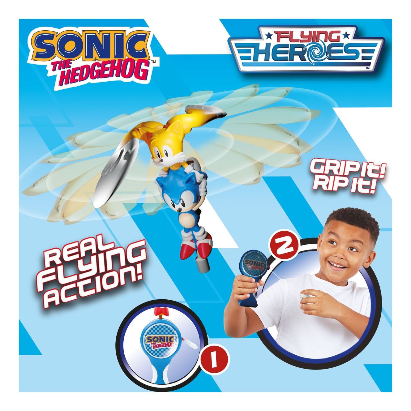J! Flying Hero Sonic and Tails 5029736079819