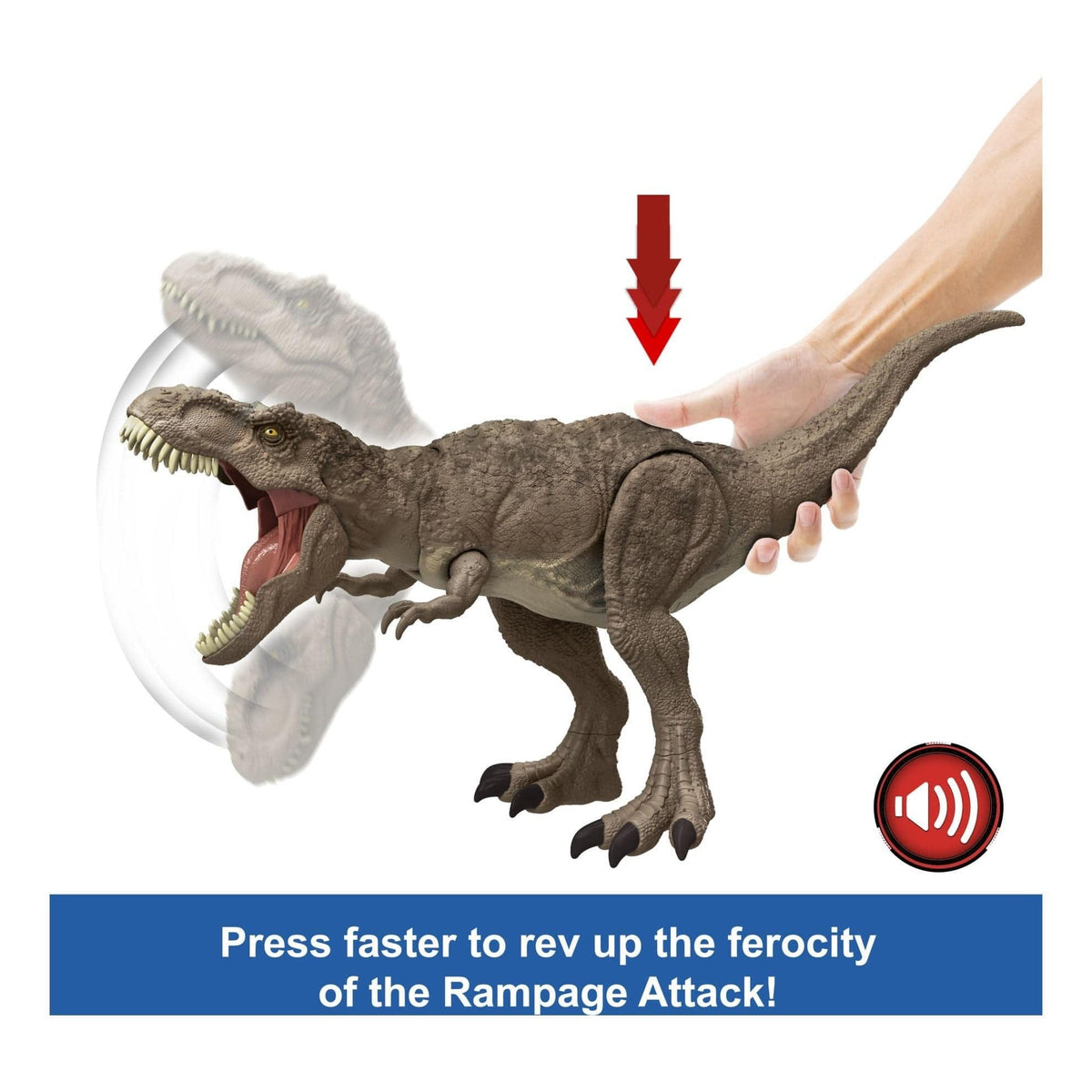 J! Jurassic World - All Out Attack T-Rex 194735228263