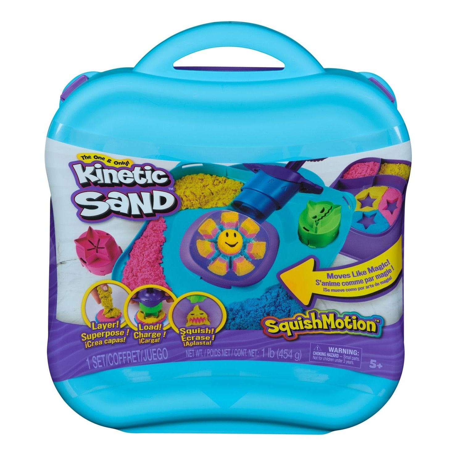 メディコム・トイザンニン Kinetic Sand Squish Motion Set For Kids | Lennie's Toys