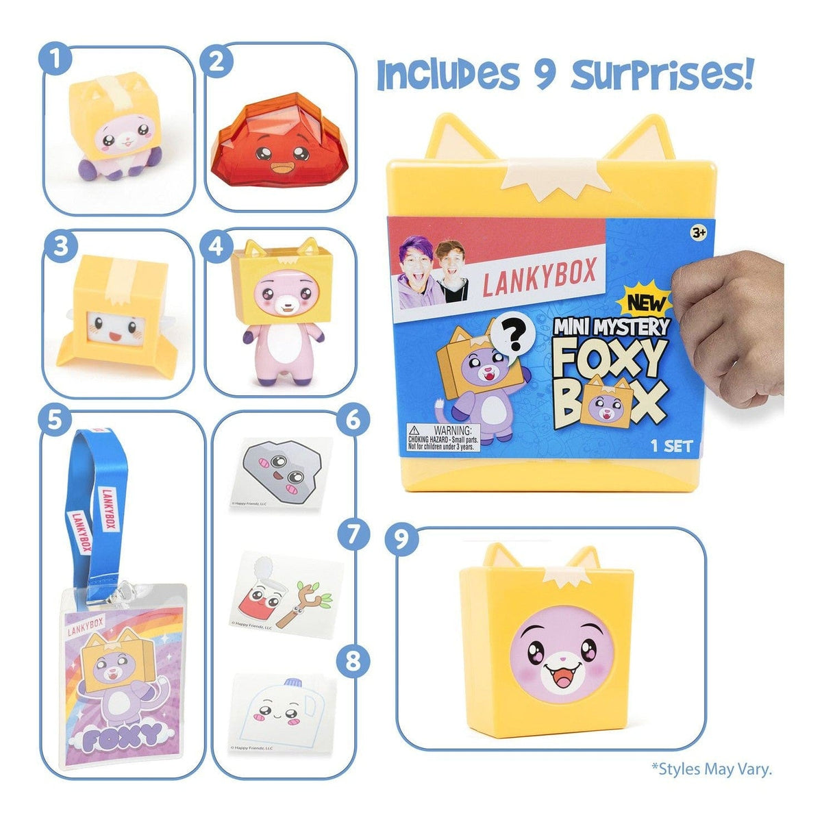 J! Lankybox Mini Foxy Mystery Box (October) 810054663003