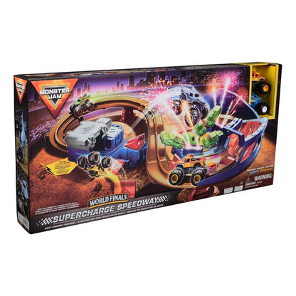 J! Monster Jam Supercharge Speedway Playset 681147034846