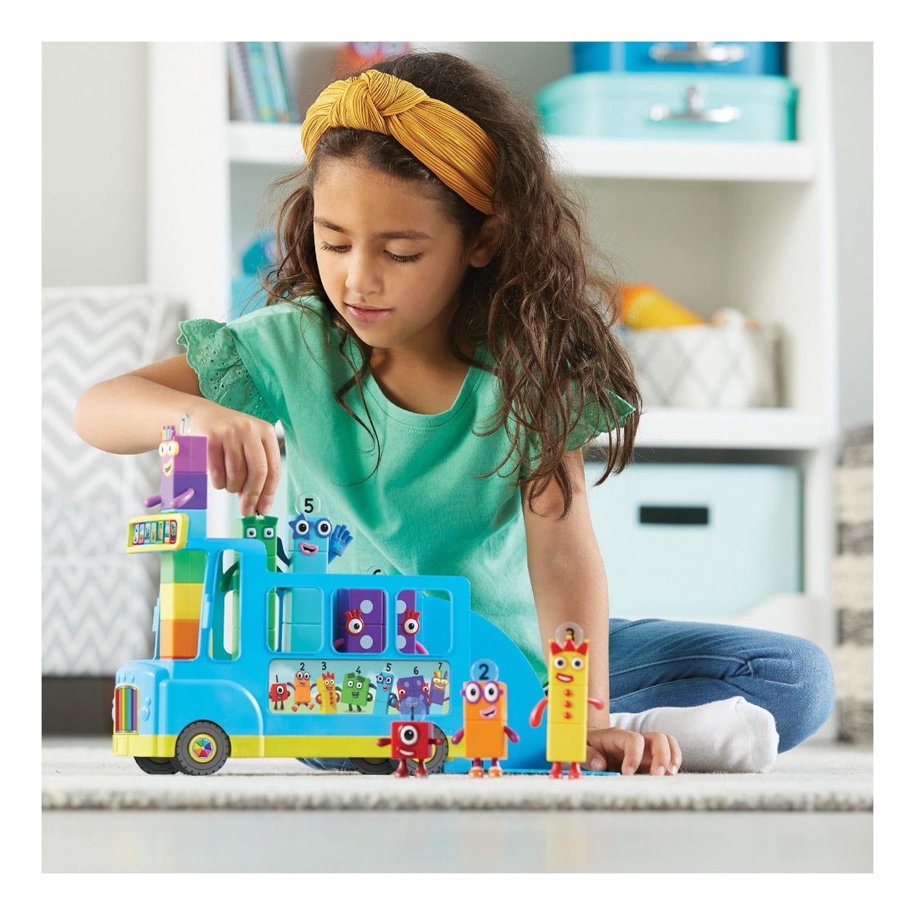 J! Numberblocks Rainbow Counting Bus 5055506413071
