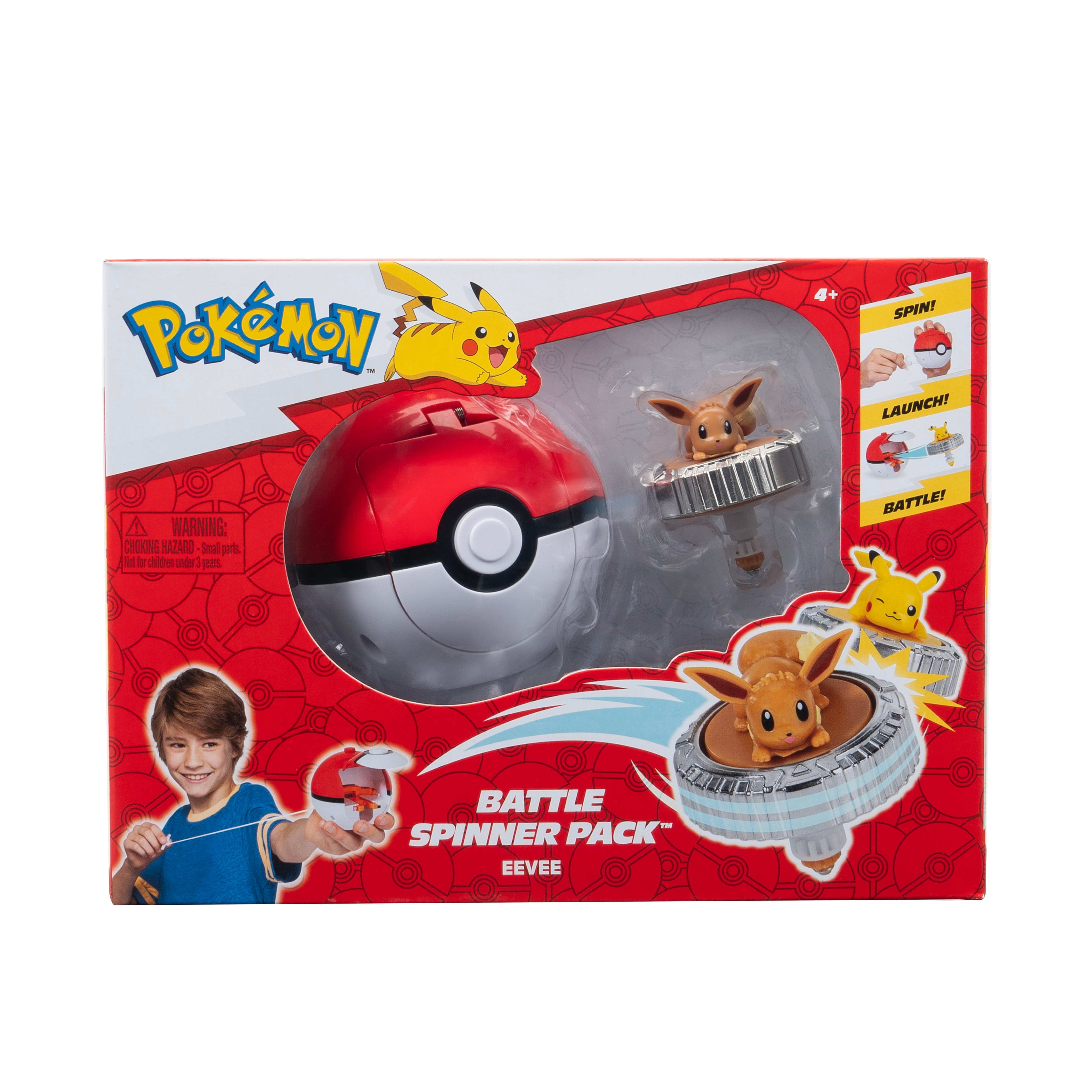 J! Pokemon Battle Spinner Pack (Eevee & Poke Ball) 191726768685