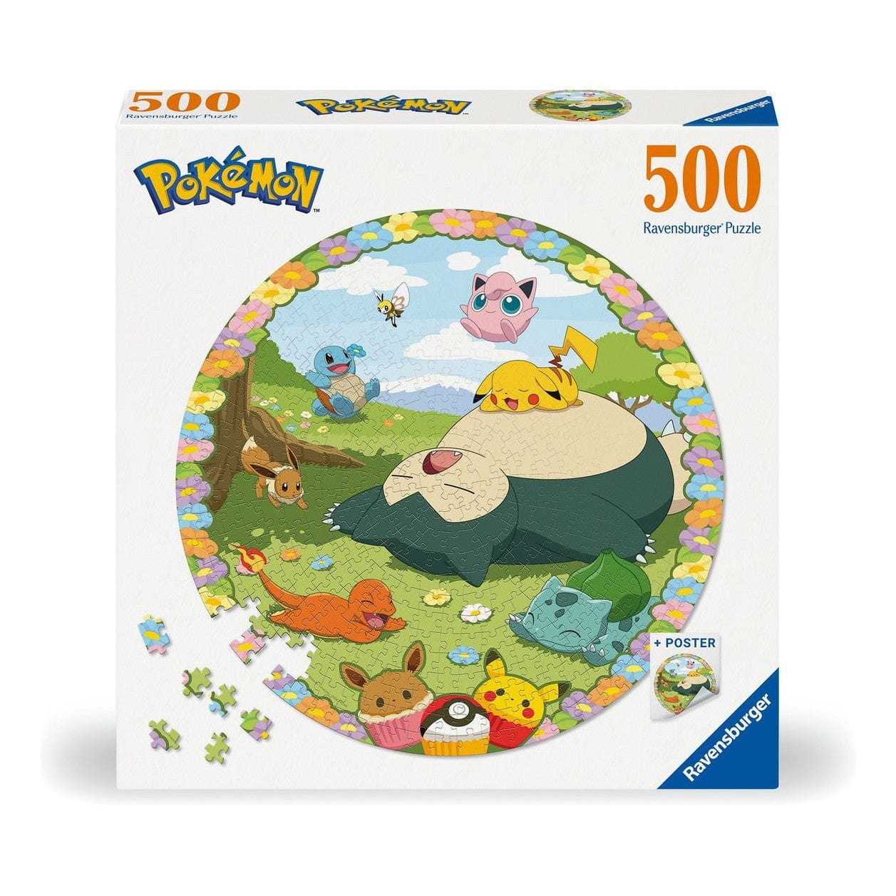 J! Pokemon Circular 500pc 4005555011316