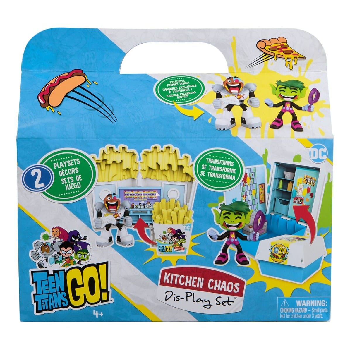 J! Teen Titans Go Kitchen Chaos Dis-play Set 681147026506