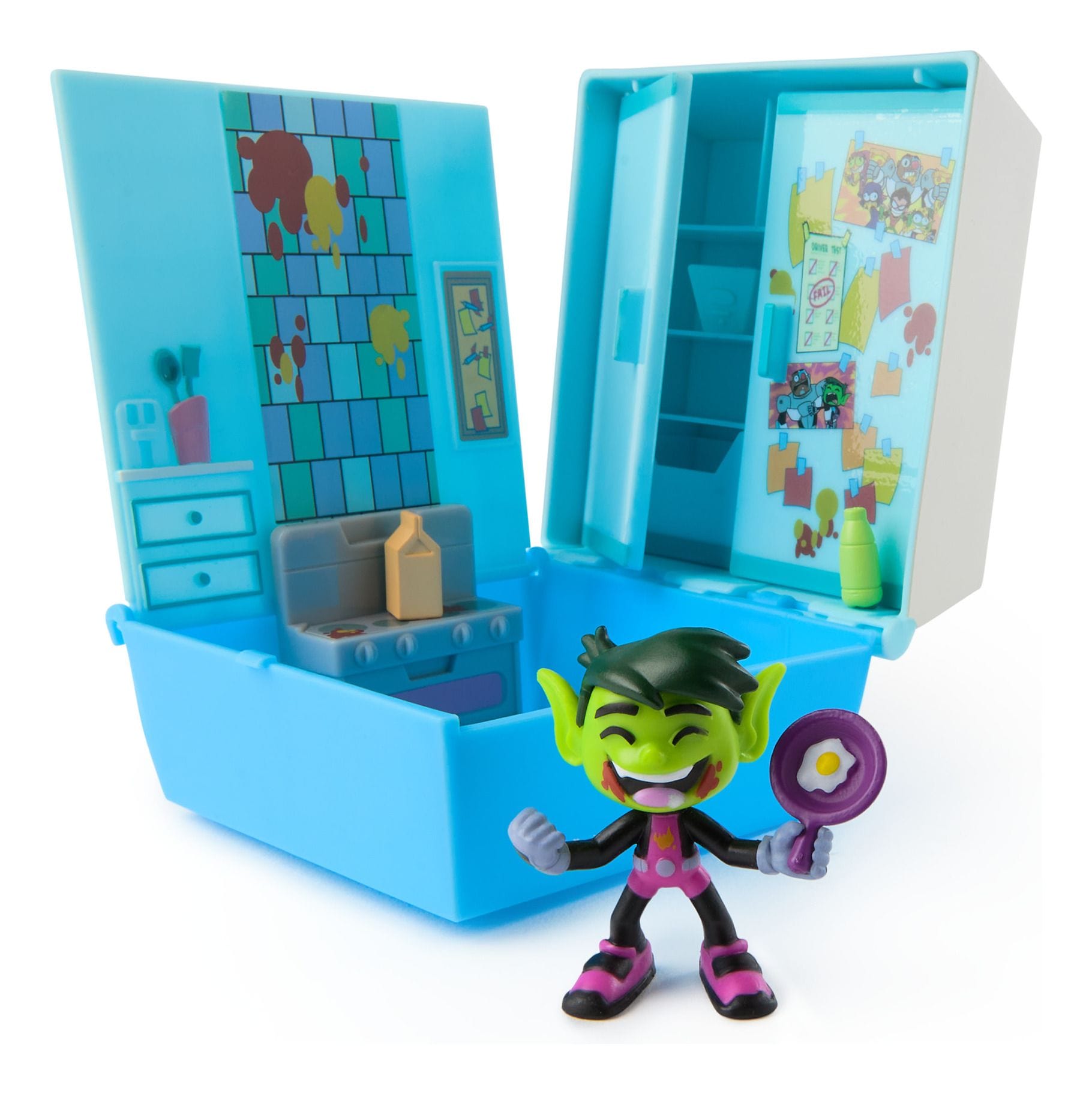 J! Teen Titans Go Kitchen Chaos Dis-play Set 681147026506