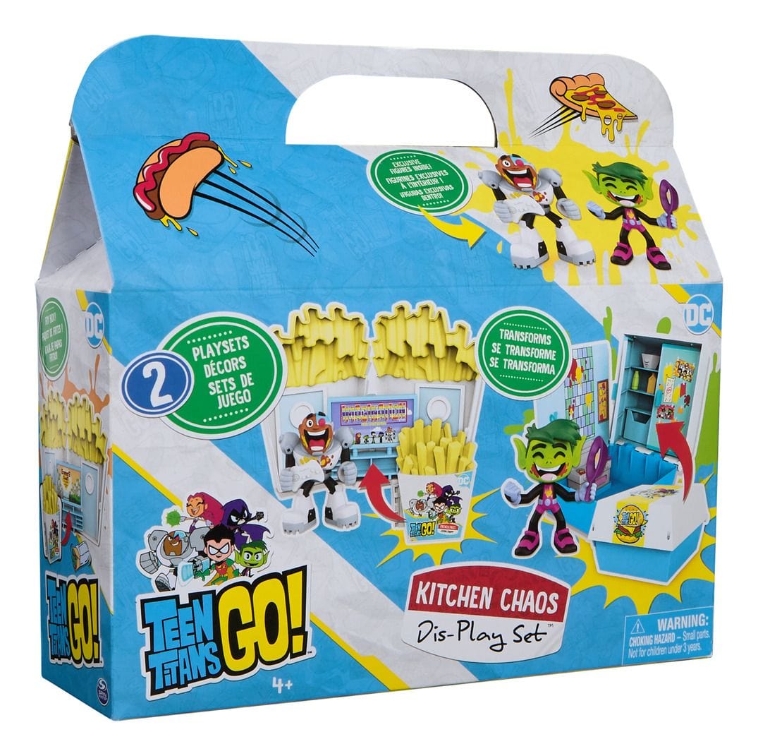 J! Teen Titans Go Kitchen Chaos Dis-play Set 681147026506