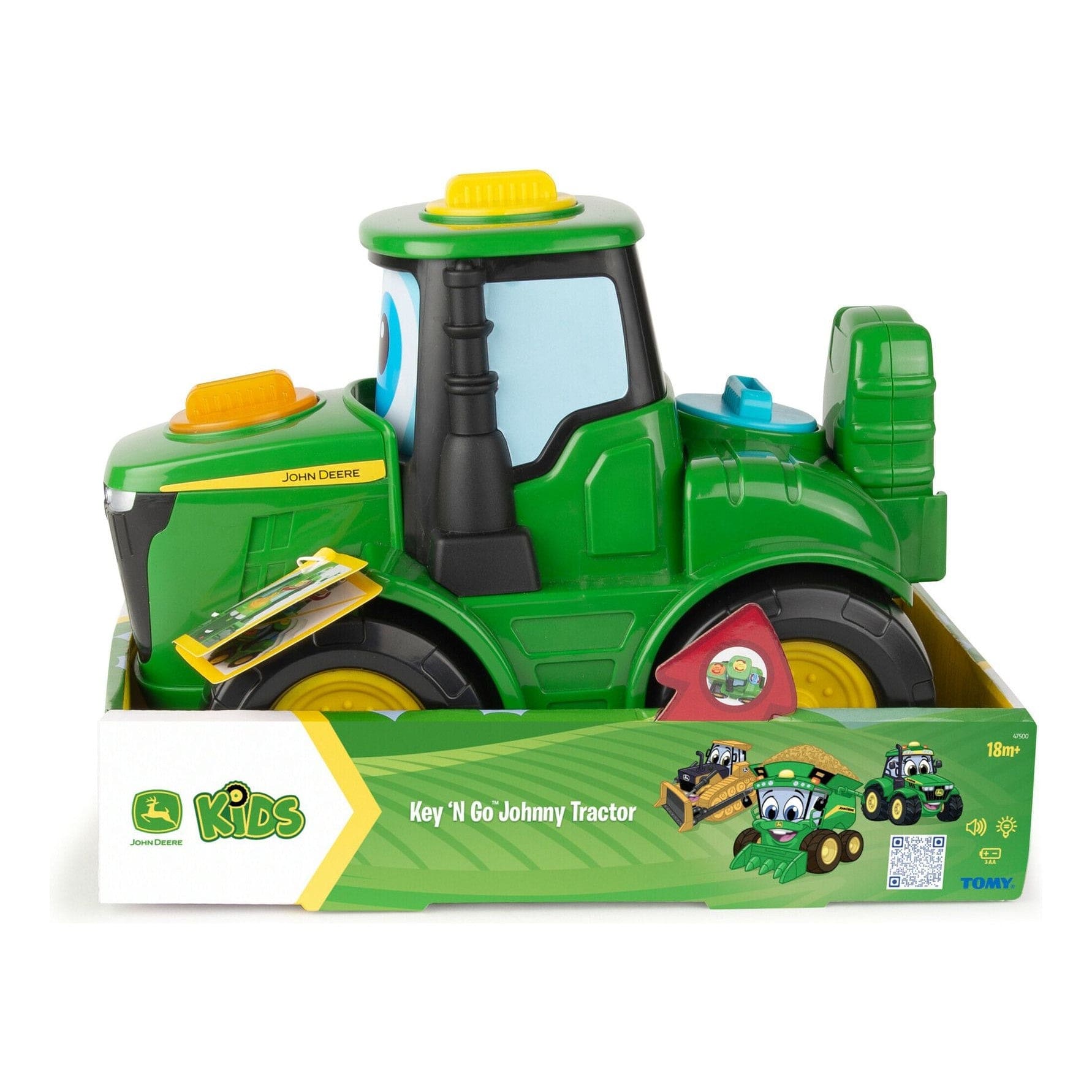John Deere Key n Go Johnny Tractor 0036881475002
