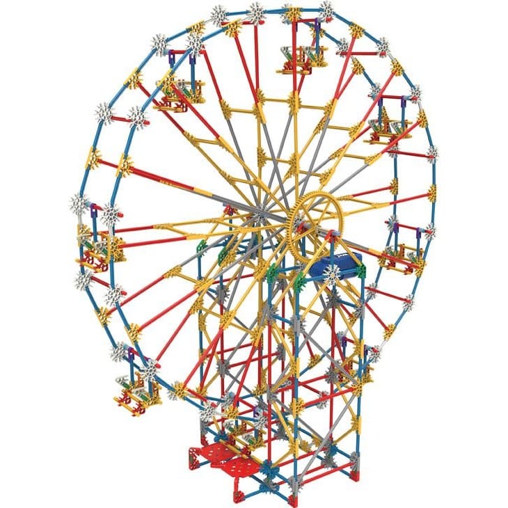 K'nex 3-in-1 Classic Amusement Park Building Set 744476170354