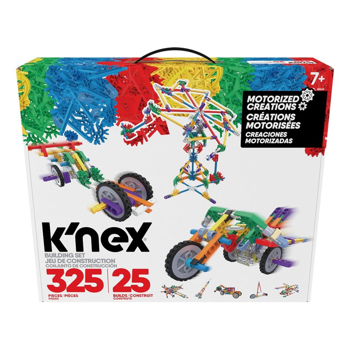 K'NEX Classics 325 Pc/ 25 Model Motorized 744476850492