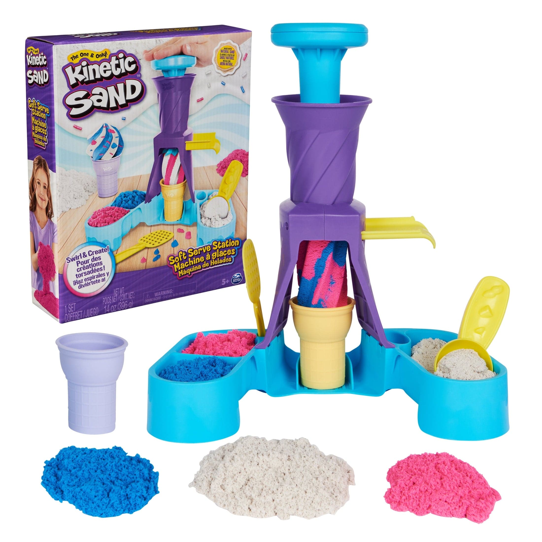 Kinetic Sand – Soft Serve Station Playset 778988501719
