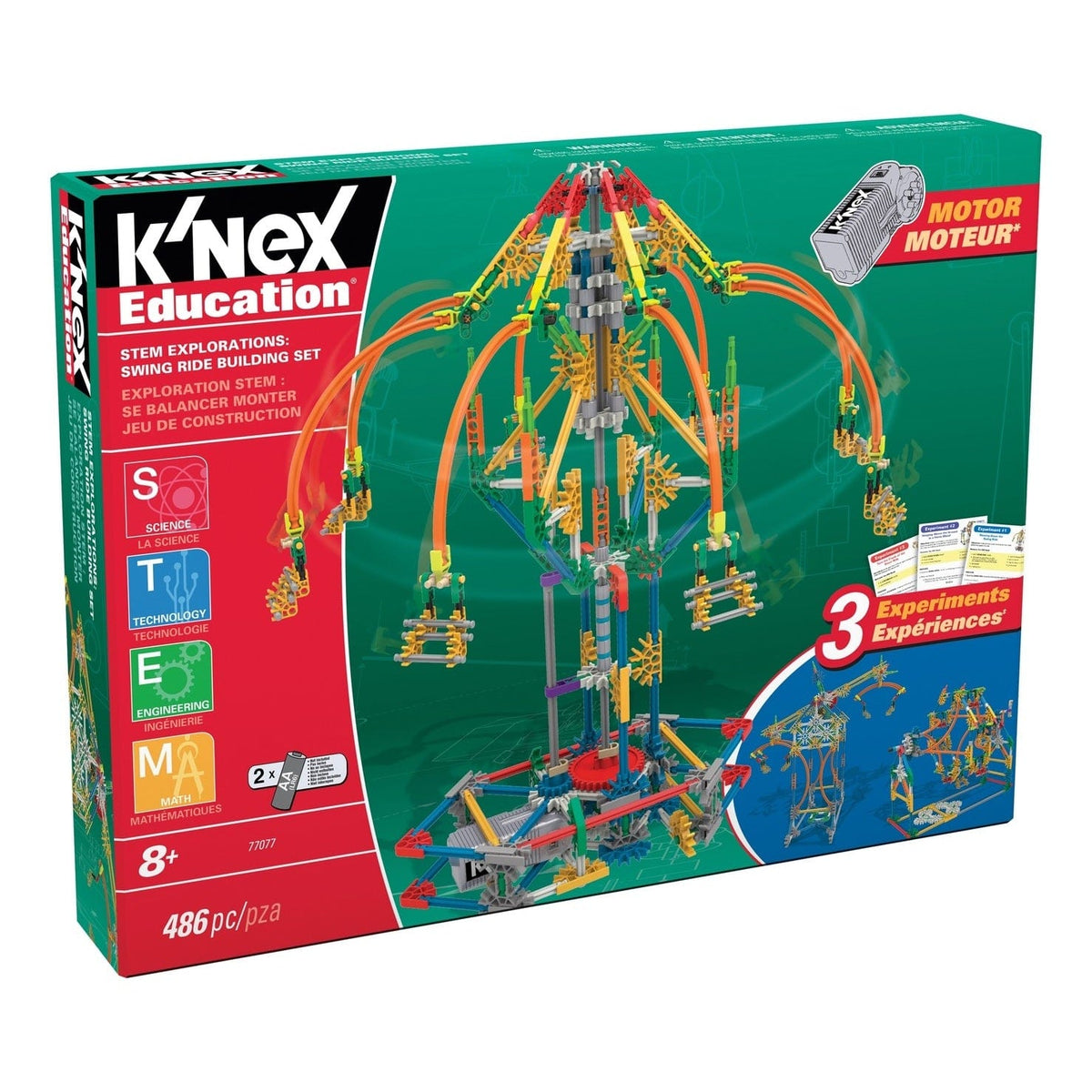 KneX STEM Explorations Swing Ride 744476770776