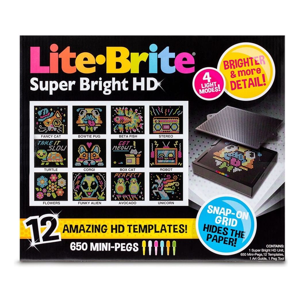 Lite Brite Super Brite HD 885561023237