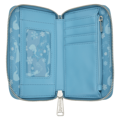 Loungefly - Frozen Elsa Glt. Seq. Zip Wallet