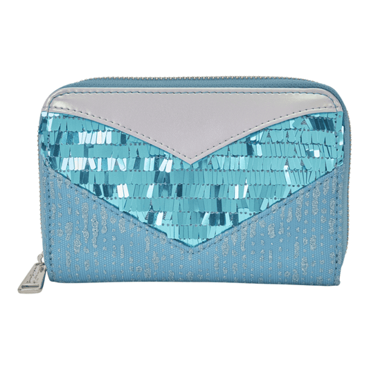 Loungefly - Frozen Elsa Glt. Seq. Zip Wallet
