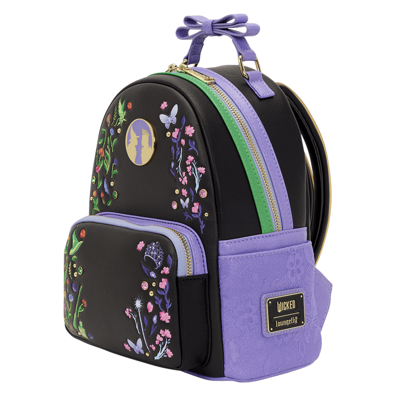 Loungefly - Wicked Glinda & Elphaba Floral & Lace Mini Backpack 671803580275